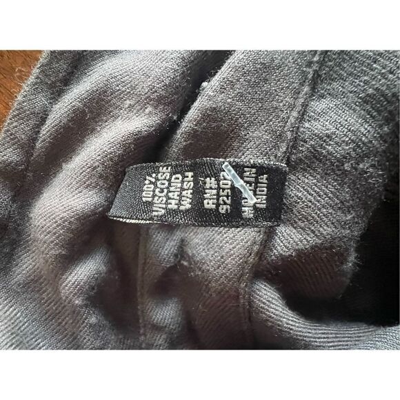 Sacred threads gray sequin button up long sleeve free size hi low blouse - Picture 5 of 7